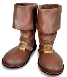 Custom Leather Santa Boots